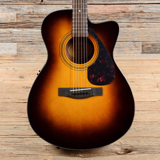 Yamaha FSX315C F Series Concert Cutaway with Electronics Sunburst Acoustic Guitars / OM and Auditorium