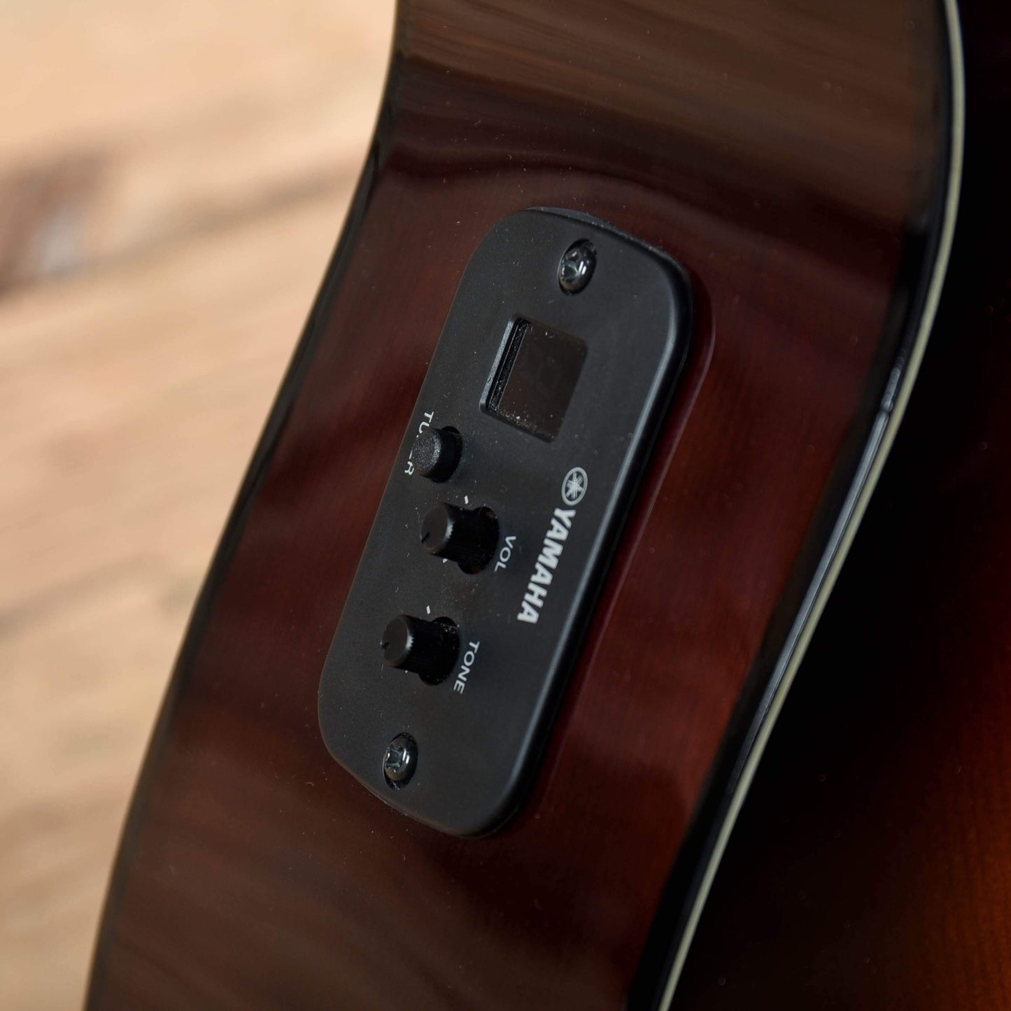 Yamaha FSX315C F Series Concert Cutaway with Electronics Sunburst Acoustic Guitars / OM and Auditorium