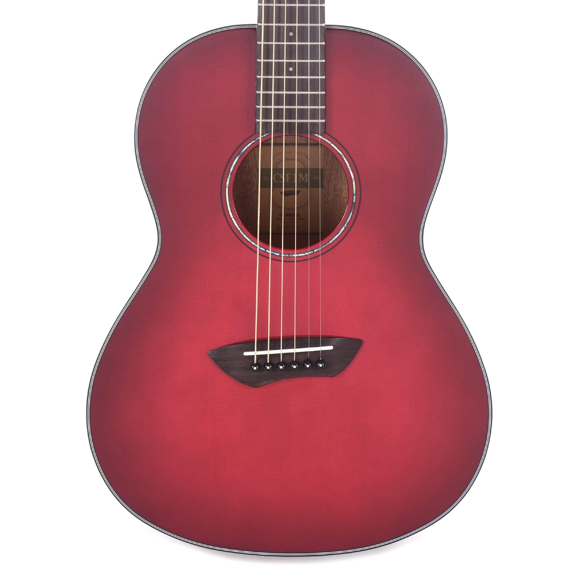 Yamaha CSF1M Parlor Acoustic Guitar Crimson Redburst Acoustic Guitars / Parlor