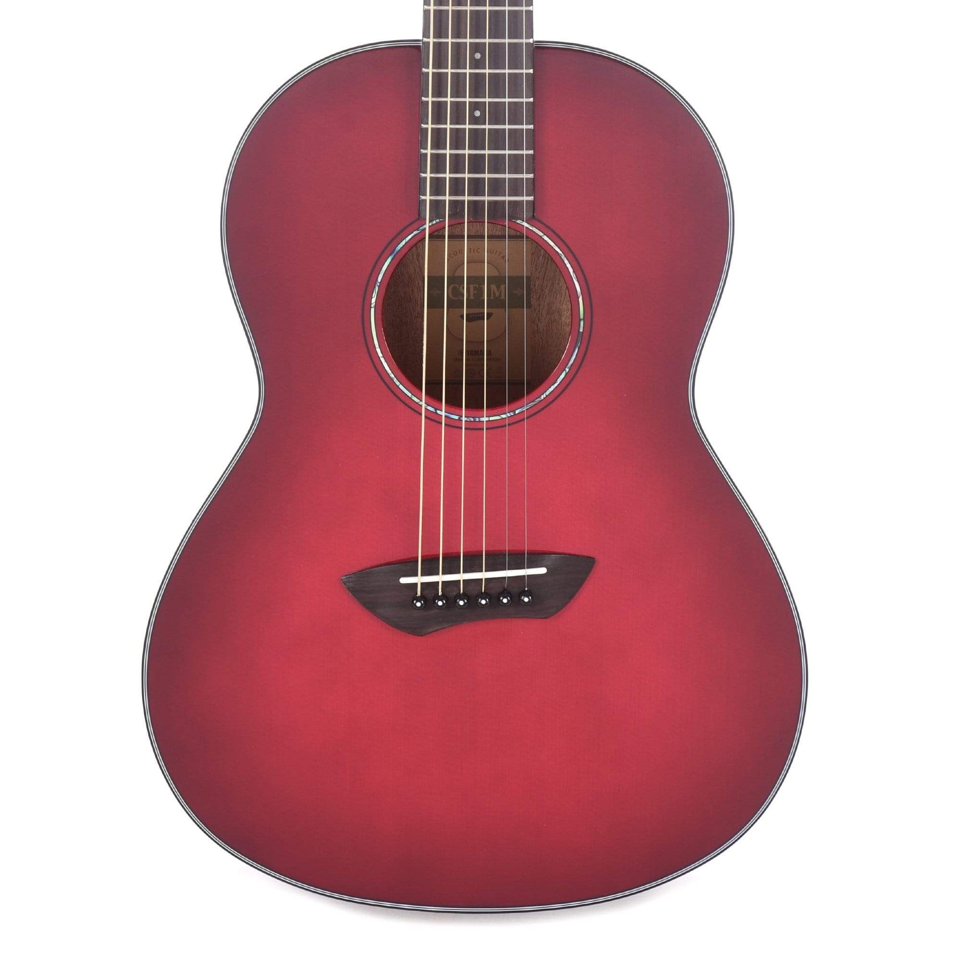 Yamaha CSF1M Parlor Acoustic Guitar Crimson Redburst Acoustic Guitars / Parlor