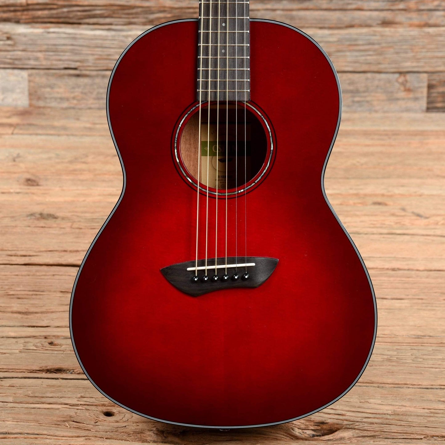 Yamaha CSF1M Parlor Acoustic Guitar Crimson Redburst Acoustic Guitars / Parlor