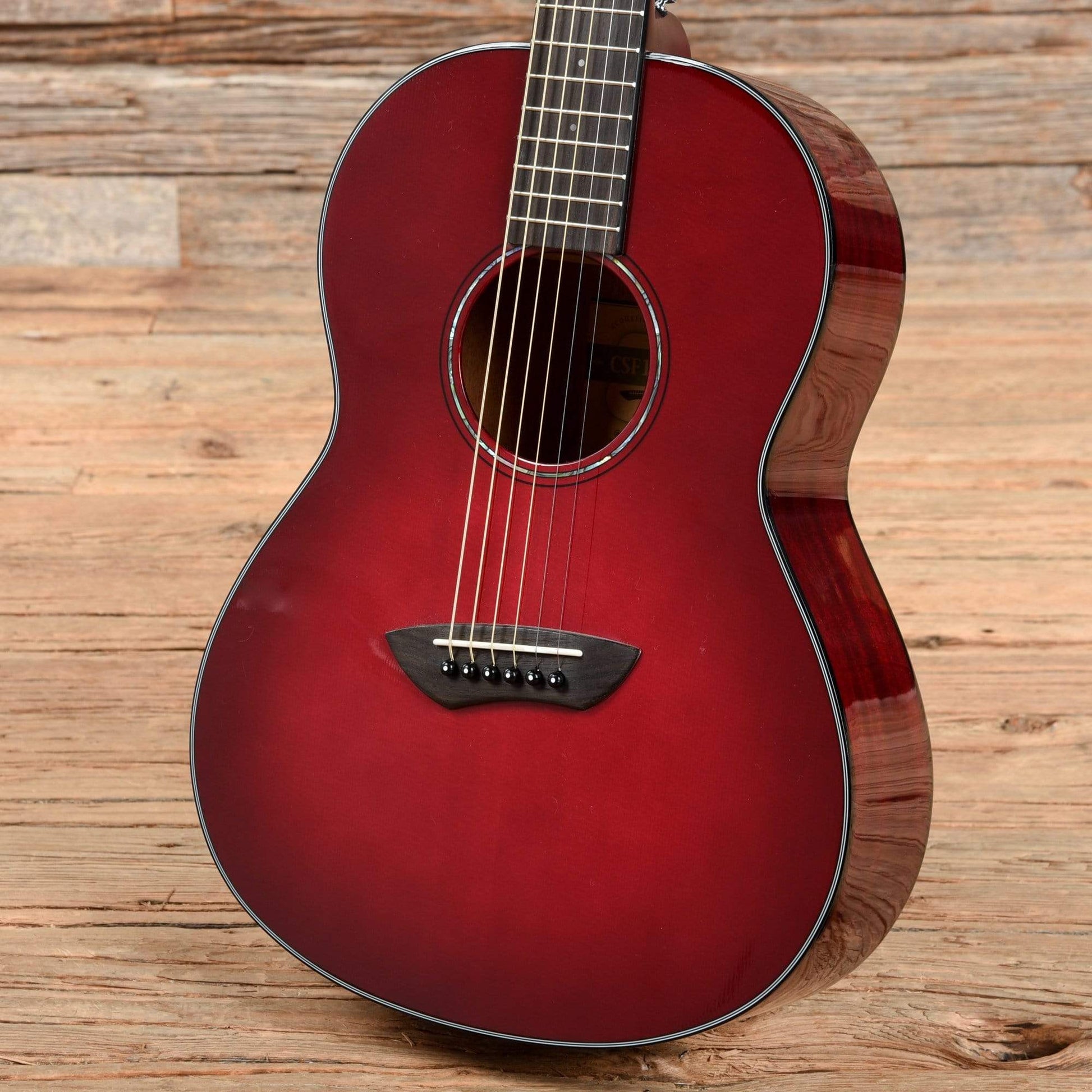 Yamaha CSF1M Parlor Acoustic Guitar Crimson Redburst Acoustic Guitars / Parlor
