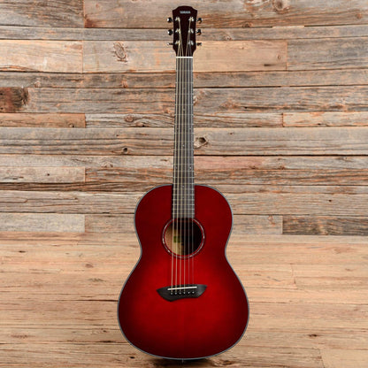 Yamaha CSF1M Parlor Acoustic Guitar Crimson Redburst Acoustic Guitars / Parlor