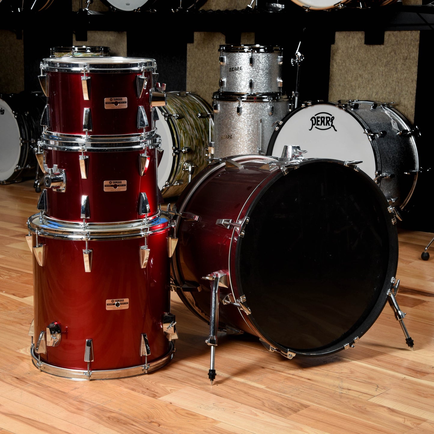 Yamaha 12/13/15/22 7000 Cranberry Red USED Drums and Percussion / Acoustic Drums / Full Acoustic Kits