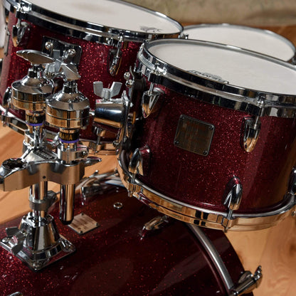 Yamaha Birch Custom Absolute 10/12/14/20 4pc Drum Kit Burgundy Sparkle Drums and Percussion / Acoustic Drums / Full Acoustic Kits