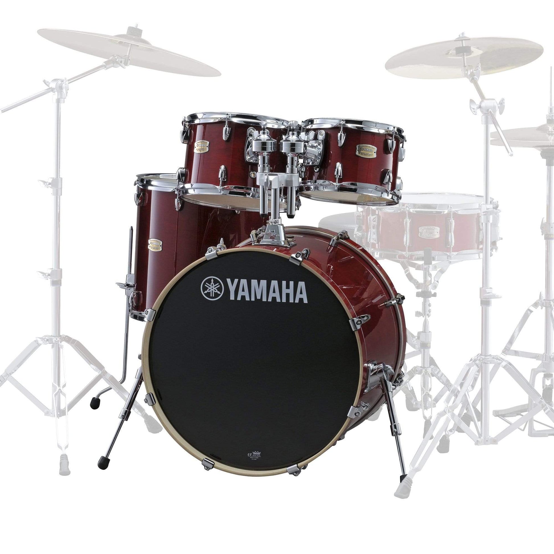 Yamaha Stage Custom 12/14/18 3pc. Drum Kit Cranberry Red Drums and Percussion / Acoustic Drums / Full Acoustic Kits