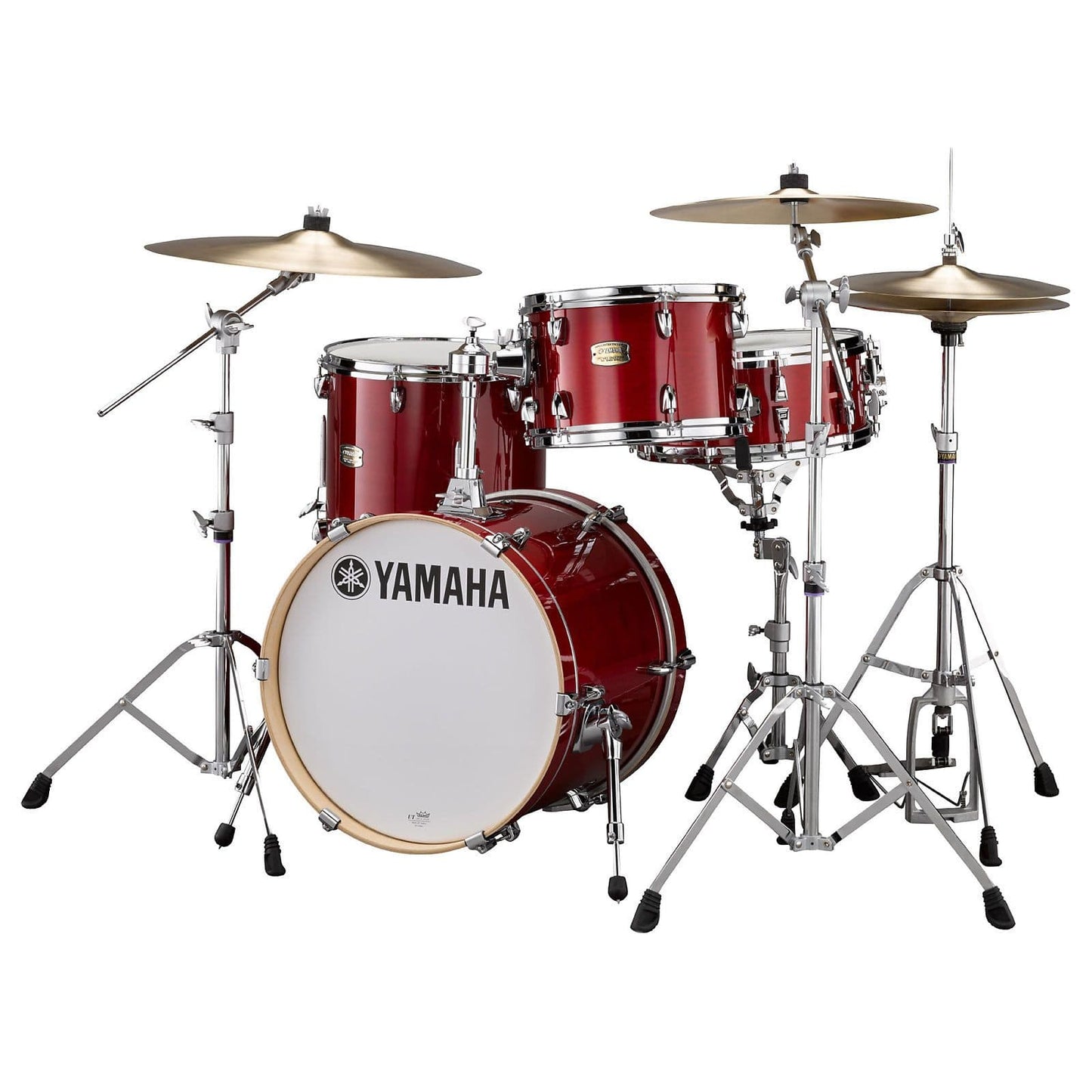 Yamaha Stage Custom Birch Bebop 12/14/18 3pc. Drum Kit Cranberry Red Drums and Percussion / Acoustic Drums / Full Acoustic Kits