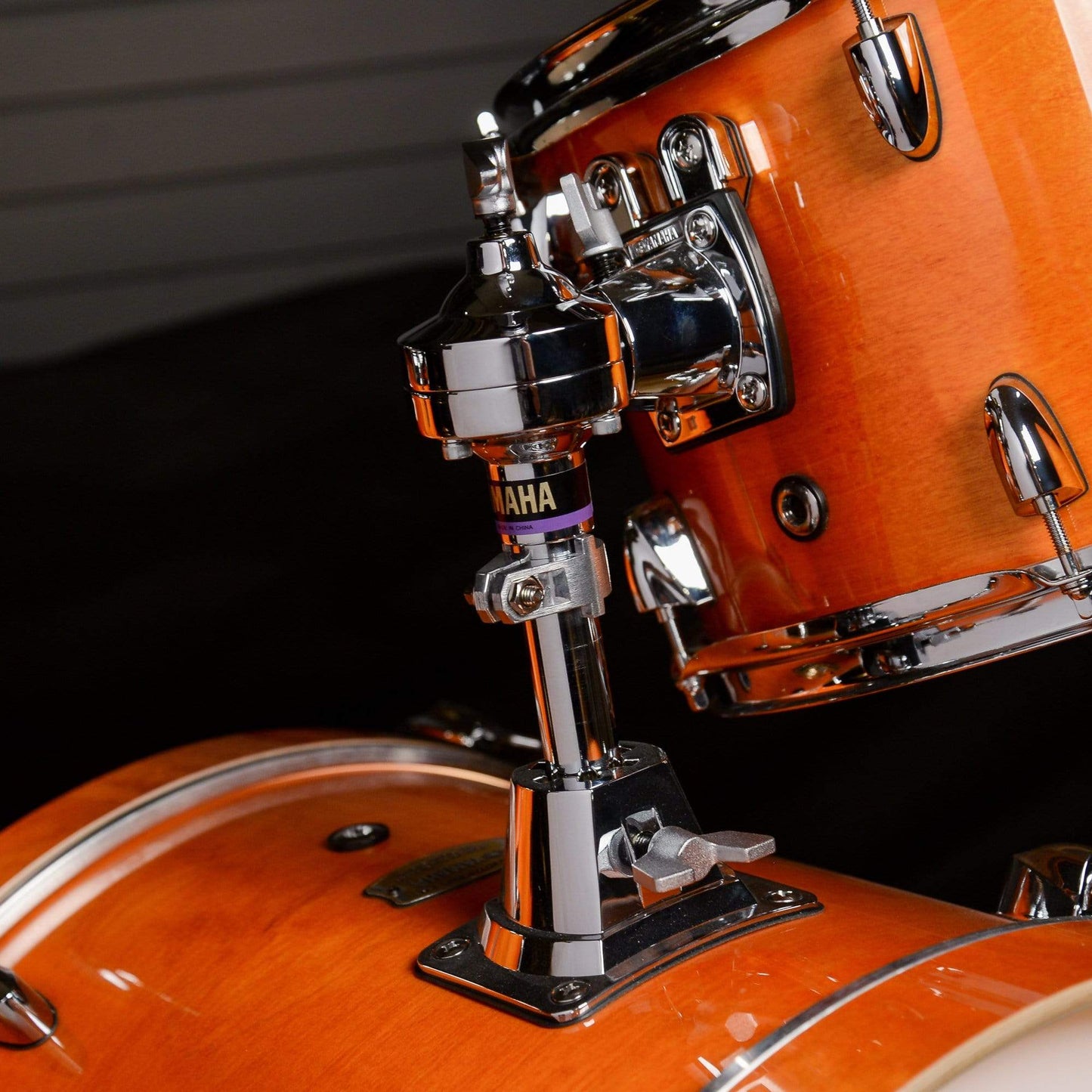 Yamaha Stage Custom Birch Bebop 12/14/18 3pc. Drum Kit Honey Amber Drums and Percussion / Acoustic Drums / Full Acoustic Kits