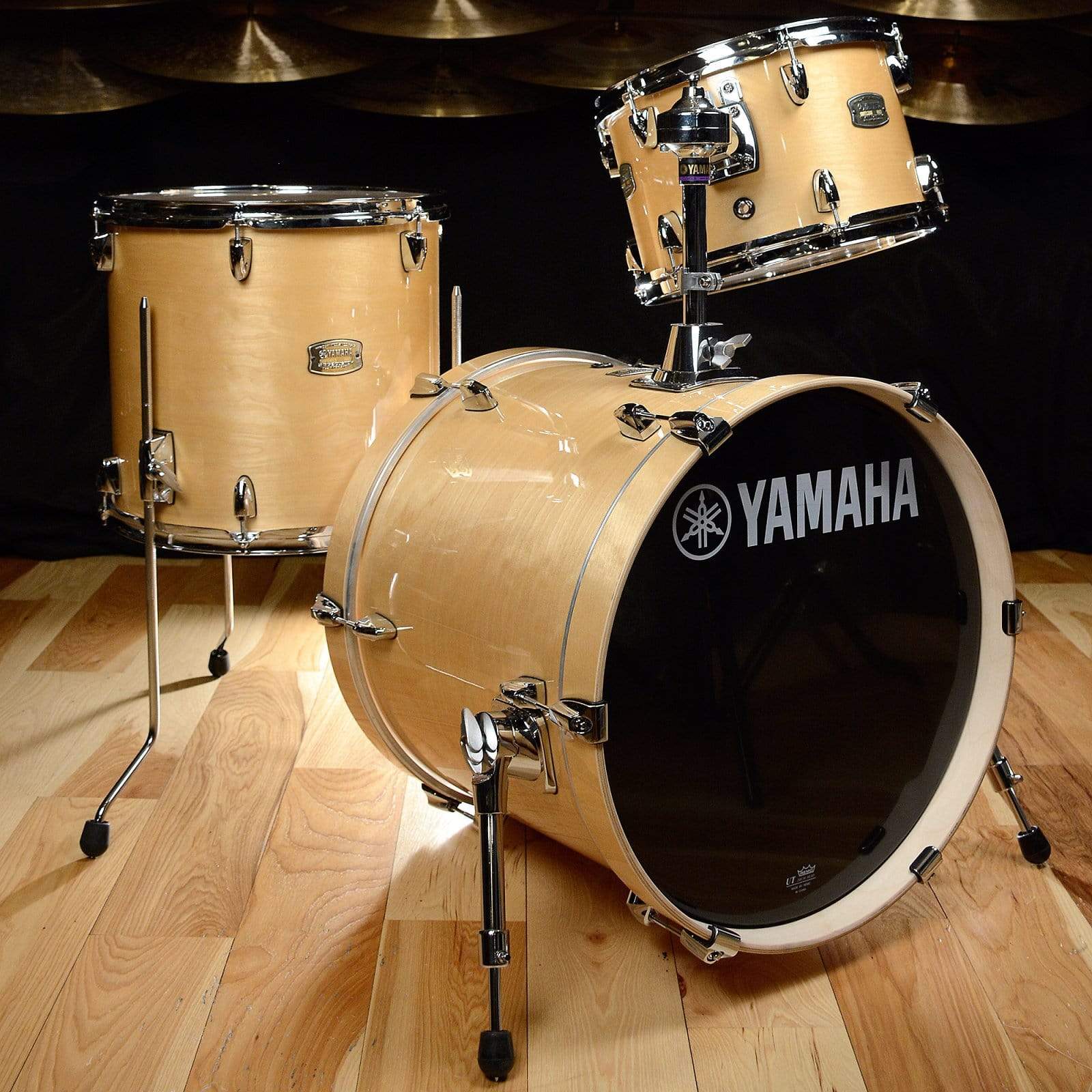 Yamaha Stage Custom Birch Bebop 12/14/18 3pc. Drum Kit Natural Wood Drums and Percussion / Acoustic Drums / Full Acoustic Kits