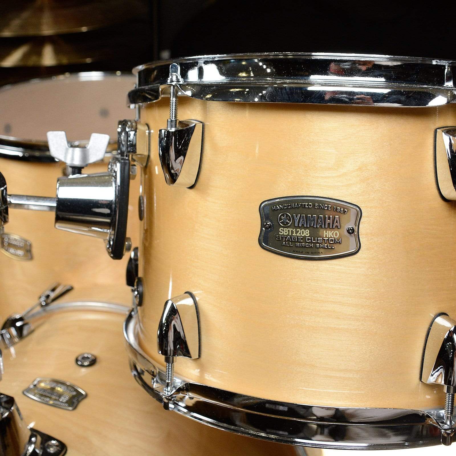 Yamaha Stage Custom Birch Bebop 12/14/18 3pc. Drum Kit Natural Wood Drums and Percussion / Acoustic Drums / Full Acoustic Kits