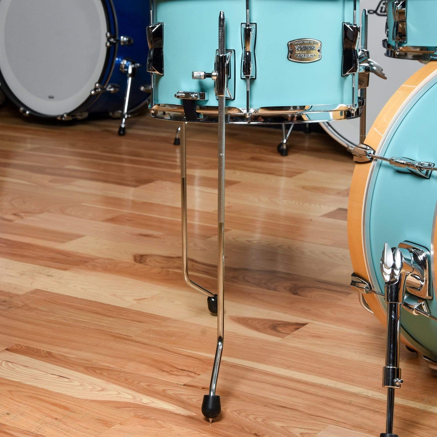 Yamaha Stage Custom Hip 10/13/20/5x13 4pc. Drum Kit Matte Surf Green Drums and Percussion / Acoustic Drums / Full Acoustic Kits