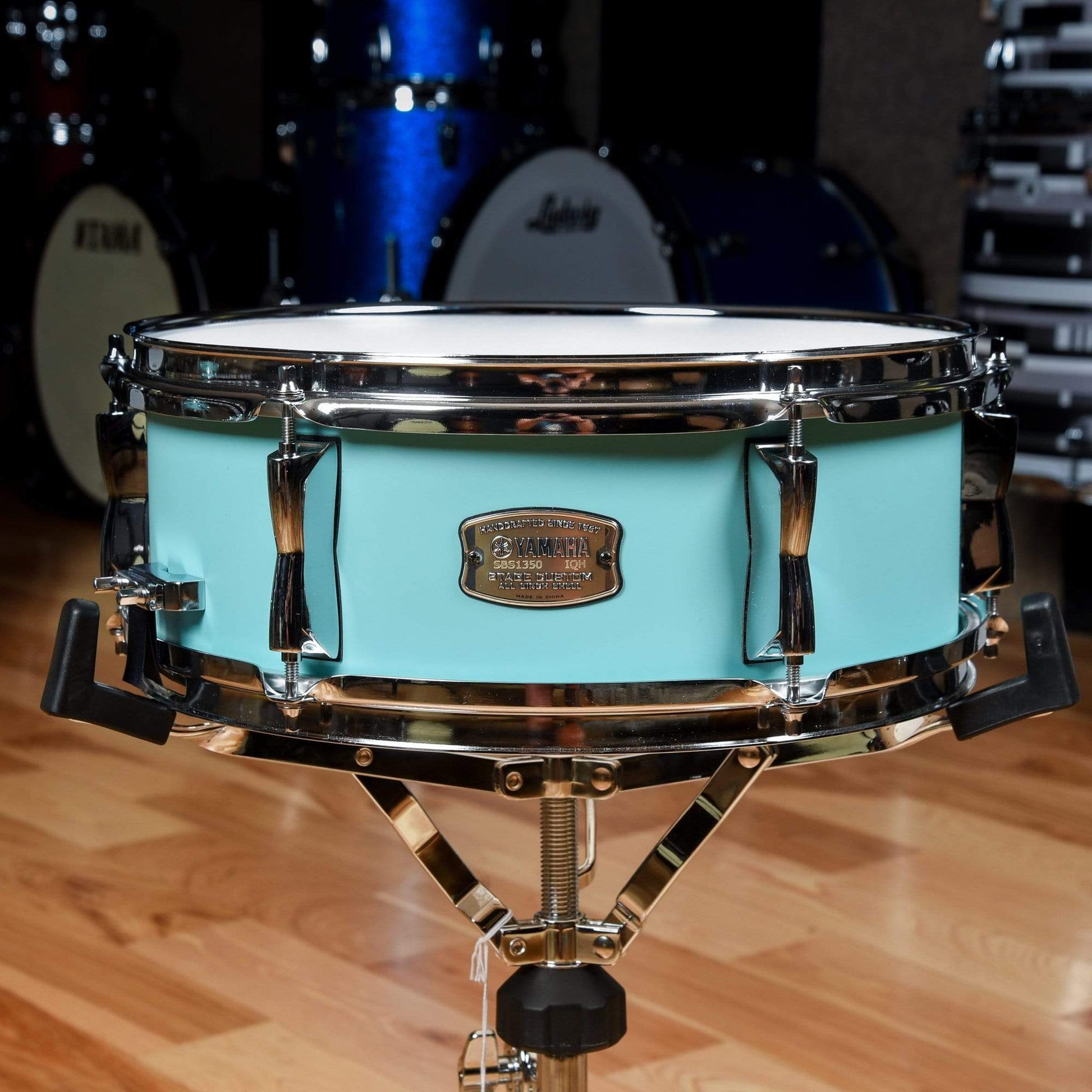 Yamaha Stage Custom Hip 10/13/20/5x13 4pc. Drum Kit Matte Surf Green Drums and Percussion / Acoustic Drums / Full Acoustic Kits