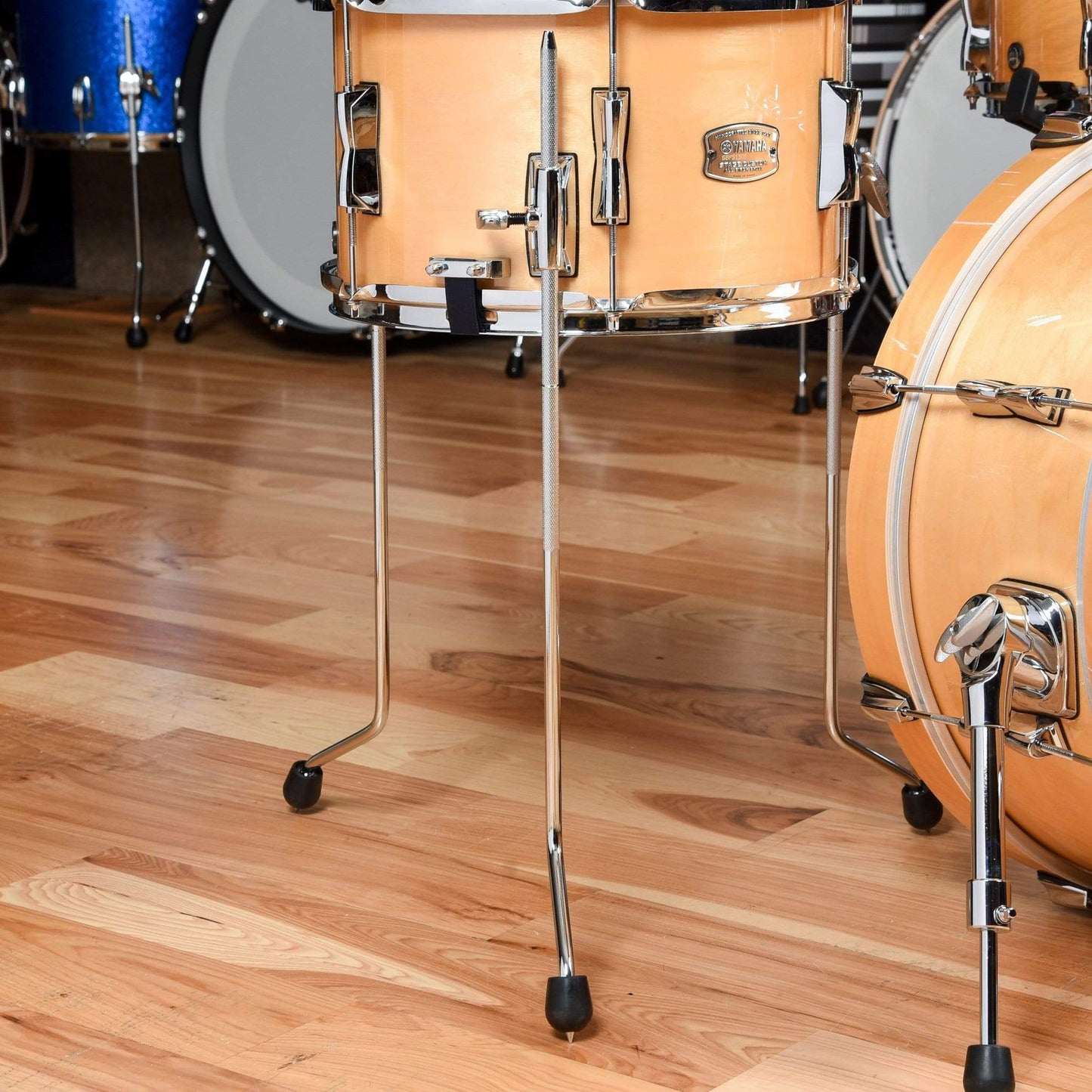 Yamaha Stage Custom Hip 10/13/20/5x13 4pc. Drum Kit Natural Wood Drums and Percussion / Acoustic Drums / Full Acoustic Kits