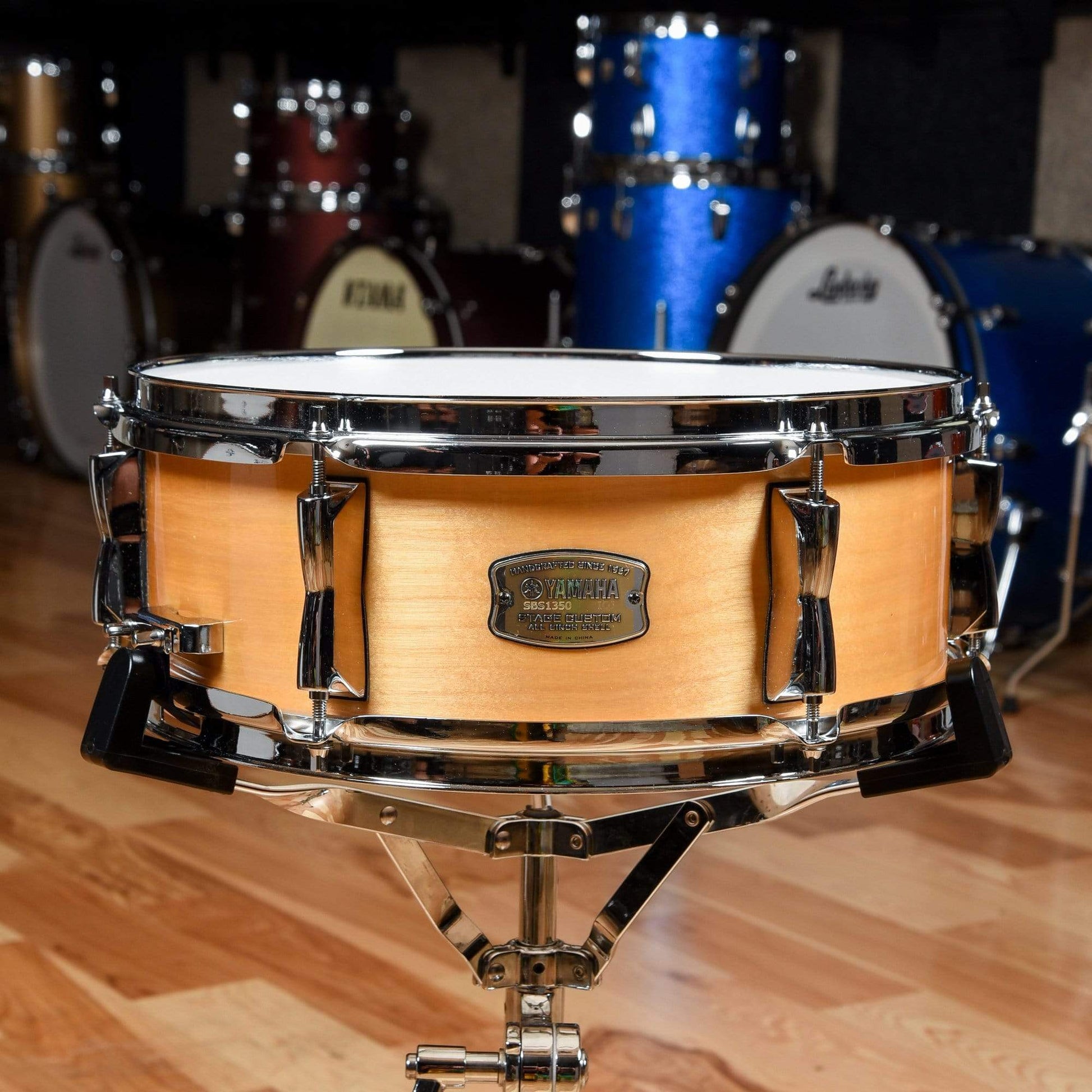 Yamaha Stage Custom Hip 10/13/20/5x13 4pc. Drum Kit Natural Wood Drums and Percussion / Acoustic Drums / Full Acoustic Kits