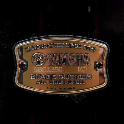 Yamaha Stage Custom Hip 10/13/20/5x13 4pc. Drum Kit Raven Black Drums and Percussion / Acoustic Drums / Full Acoustic Kits