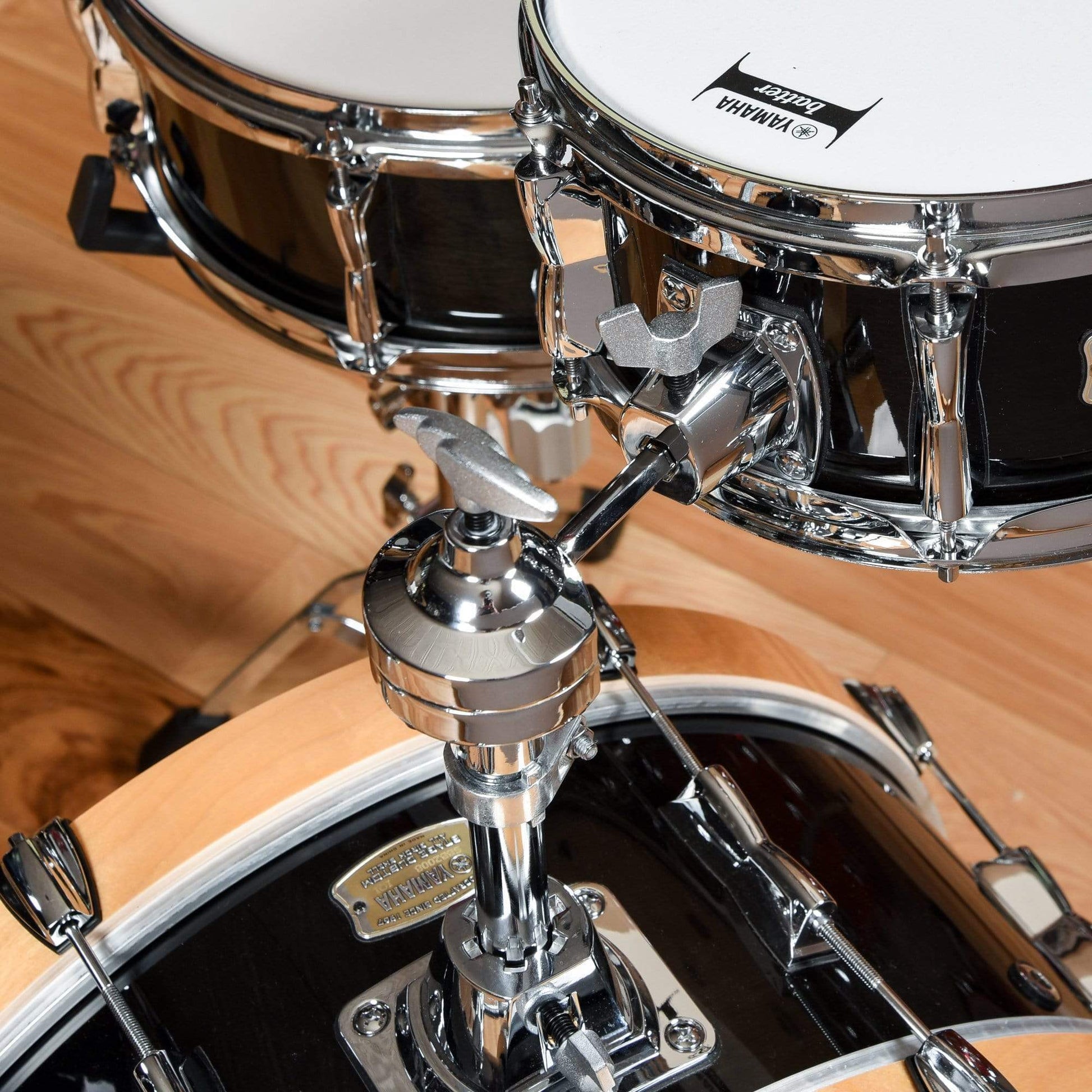 Yamaha Stage Custom Hip 10/13/20/5x13 4pc. Drum Kit Raven Black Drums and Percussion / Acoustic Drums / Full Acoustic Kits