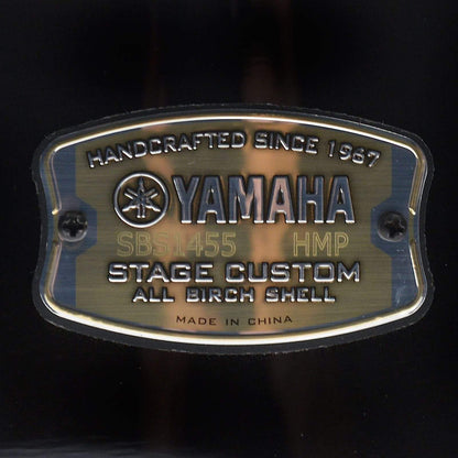 Yamaha 5.5x14 Stage Custom Birch Snare Drum Raven Black Drums and Percussion / Acoustic Drums / Snare