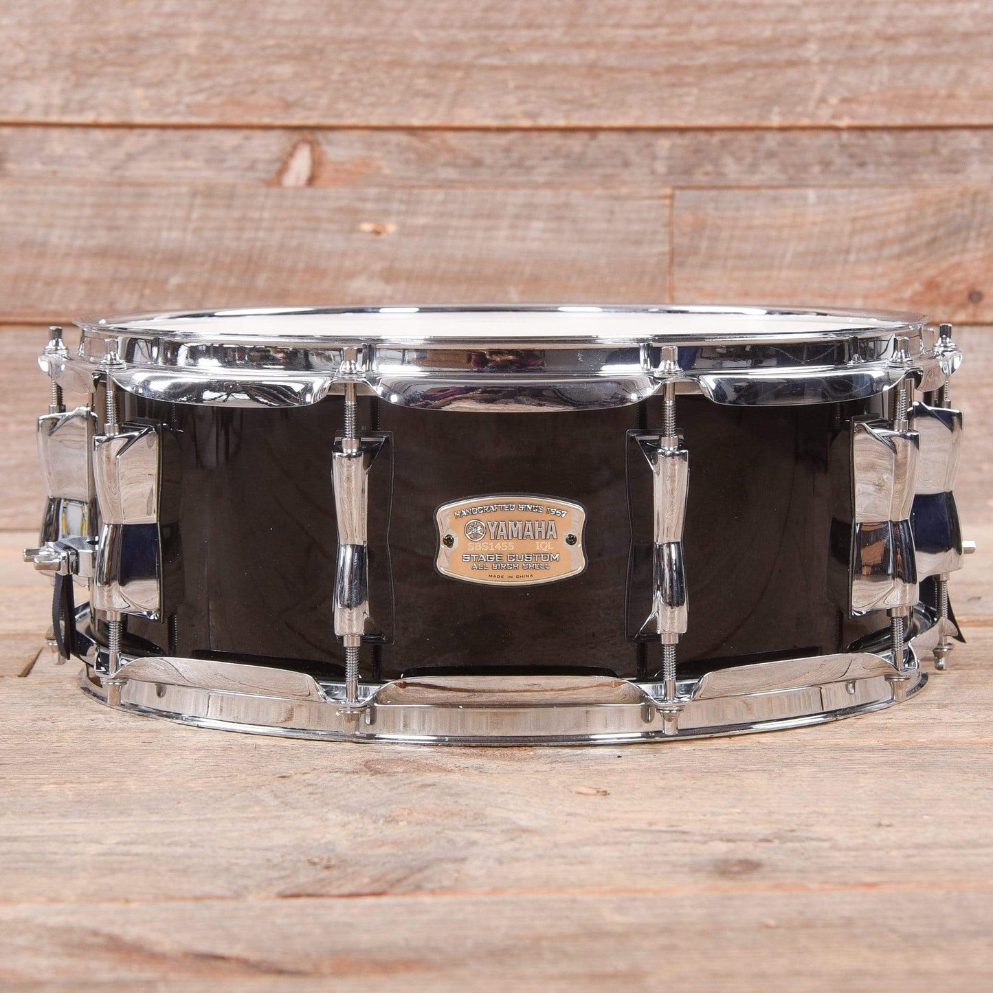 Yamaha 5.5x14 Stage Custom Birch Snare Drum Raven Black Drums and Percussion / Acoustic Drums / Snare