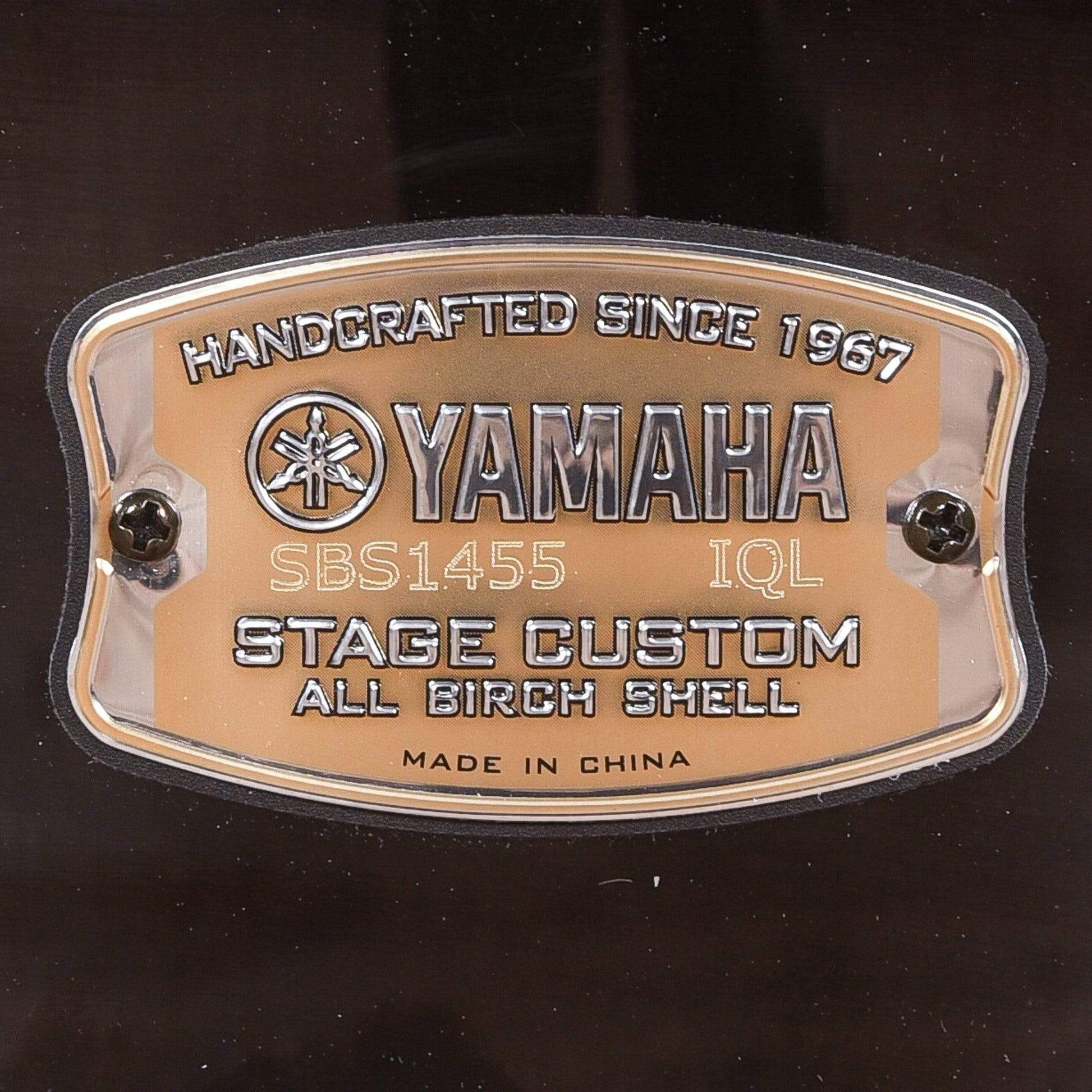 Yamaha 5.5x14 Stage Custom Birch Snare Drum Raven Black Drums and Percussion / Acoustic Drums / Snare