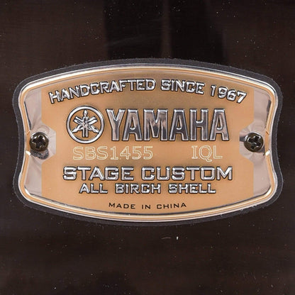 Yamaha 5.5x14 Stage Custom Birch Snare Drum Raven Black Drums and Percussion / Acoustic Drums / Snare