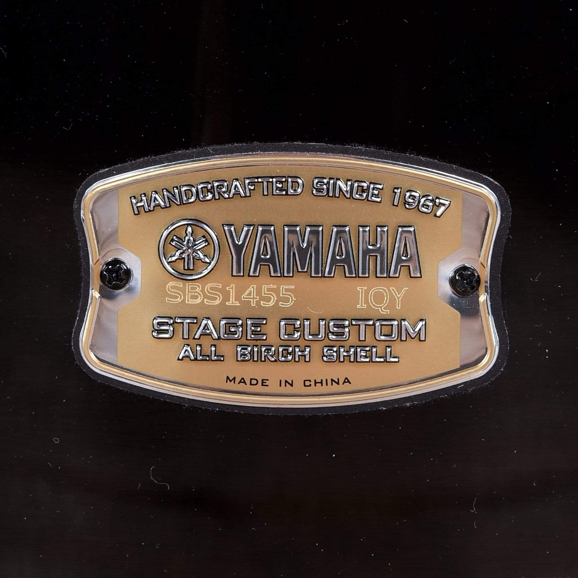 Yamaha 5.5x14 Stage Custom Birch Snare Drum Raven Black Drums and Percussion / Acoustic Drums / Snare