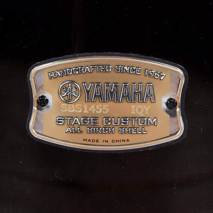 Yamaha 5.5x14 Stage Custom Birch Snare Drum Raven Black Drums and Percussion / Acoustic Drums / Snare