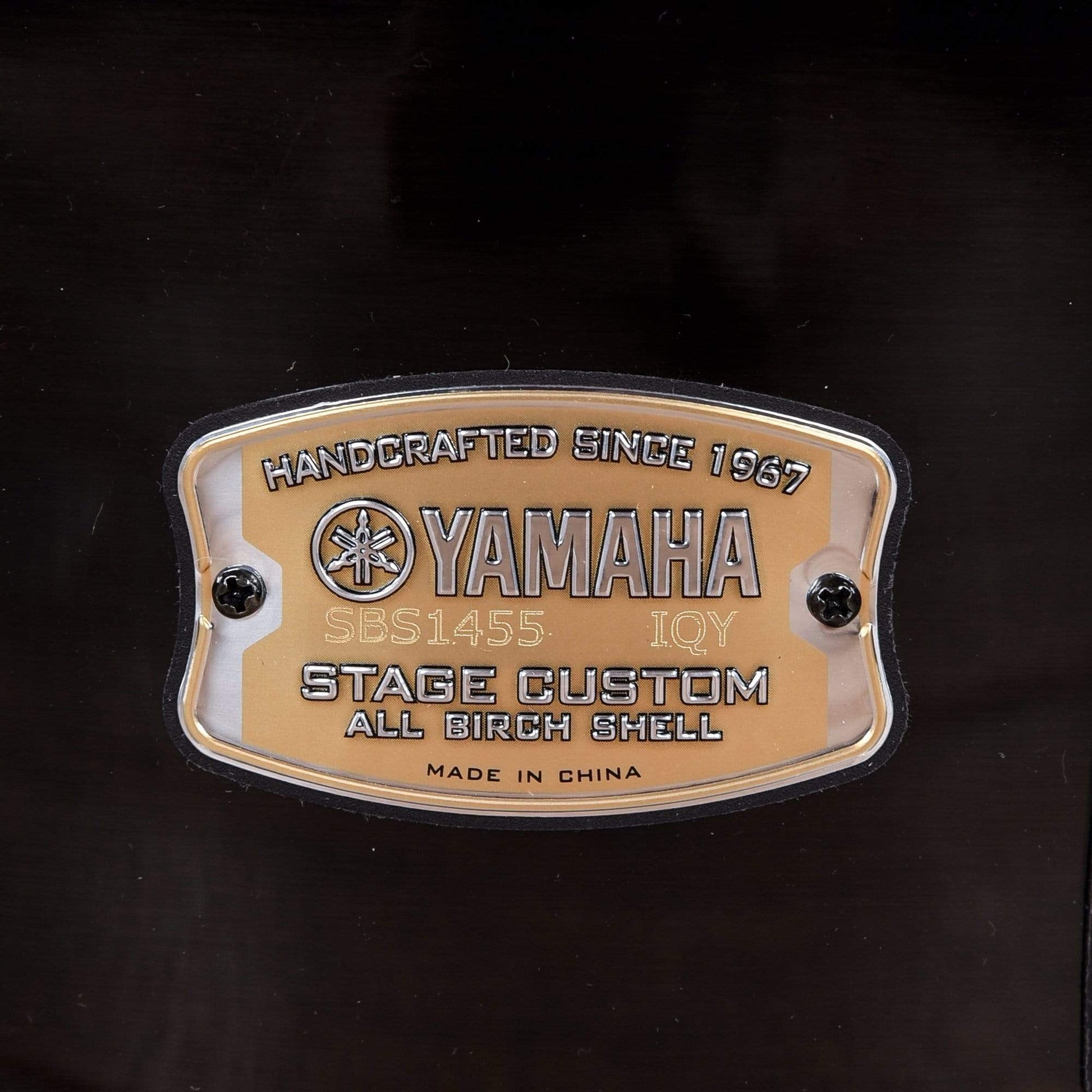 Yamaha 5.5x14 Stage Custom Birch Snare Drum Raven Black Drums and Percussion / Acoustic Drums / Snare