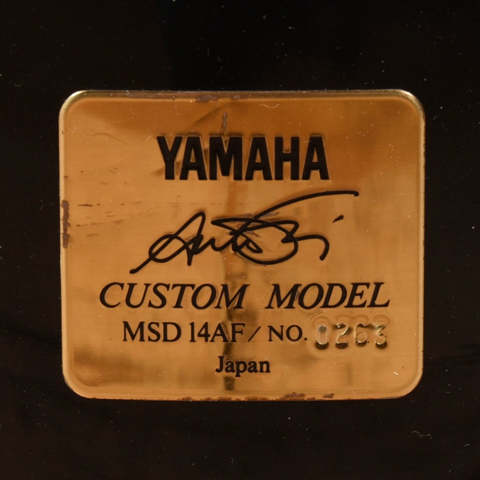 Yamaha 6.5x14 Anton Fig Signature Snare Piano BlackDrum Drums and Percussion / Acoustic Drums / Snare