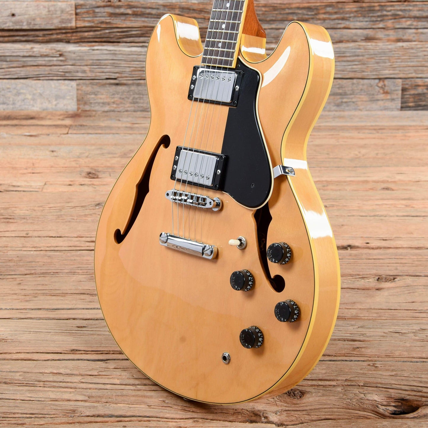 Yamaha SA-800 Natural 1980s Electric Guitars / Semi-Hollow