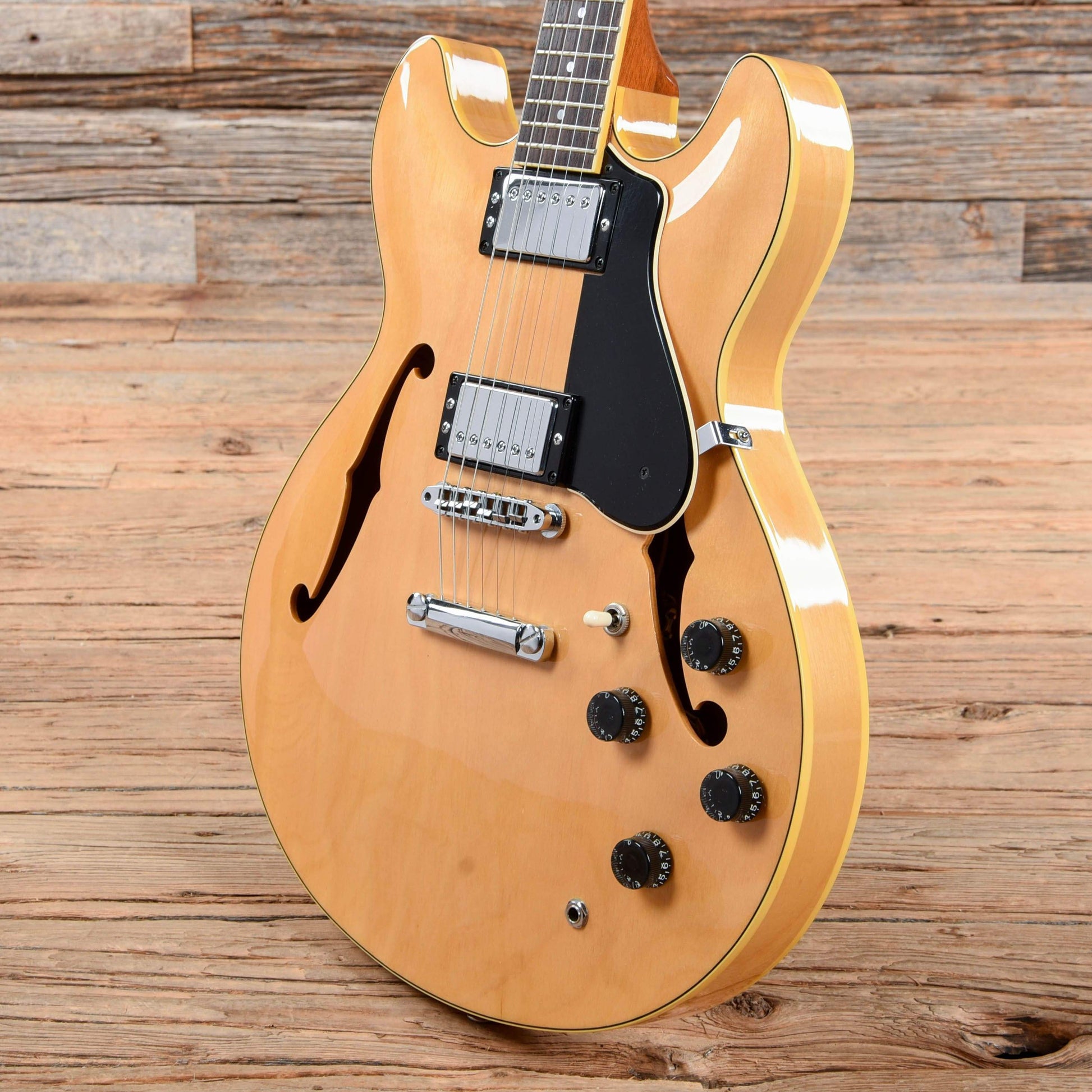 Yamaha SA-800 Natural 1980s Electric Guitars / Semi-Hollow