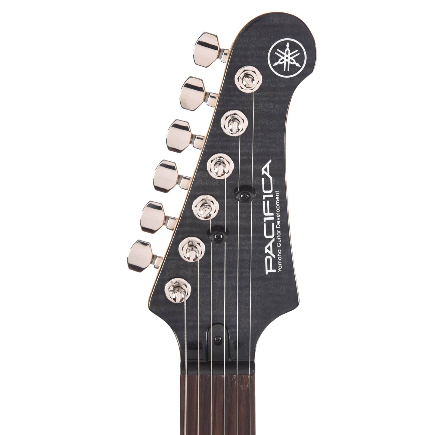 Yamaha 612 VII FM Limited Edition Pacifica Trans Black Electric Guitars / Solid Body