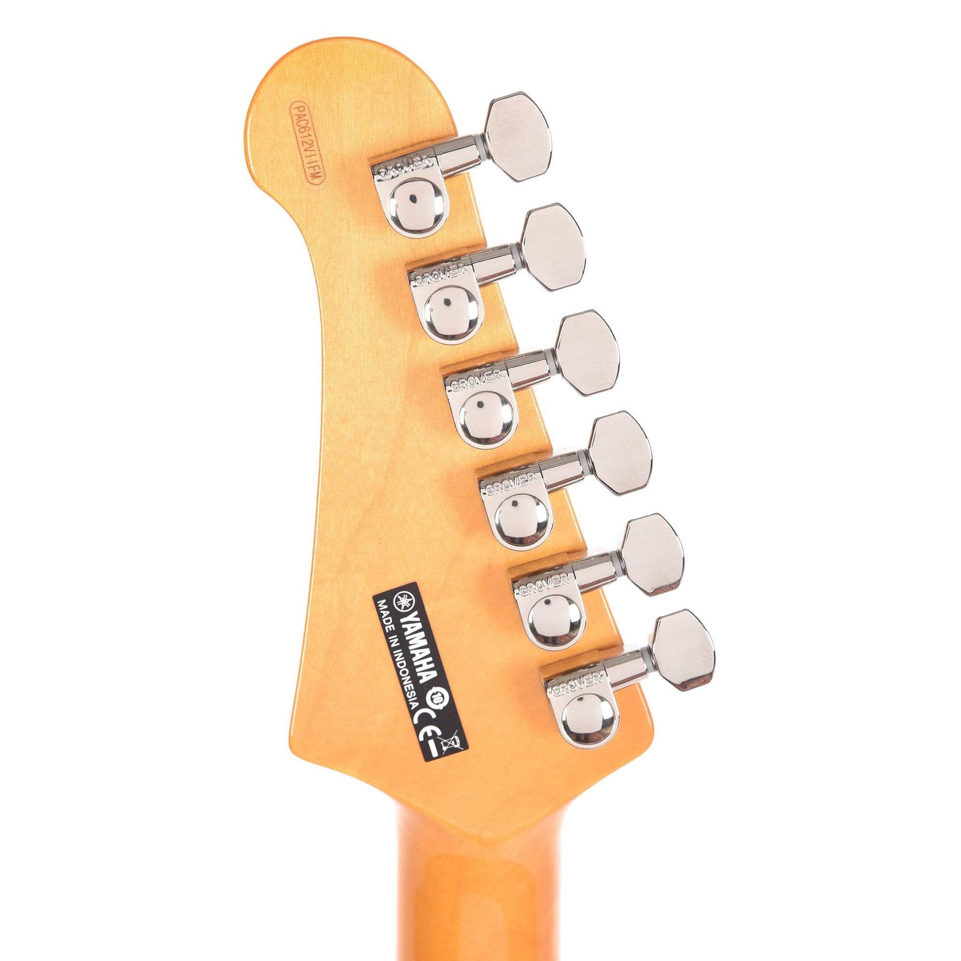 Yamaha 612 VII FM Limited Edition Pacifica Trans Black Electric Guitars / Solid Body