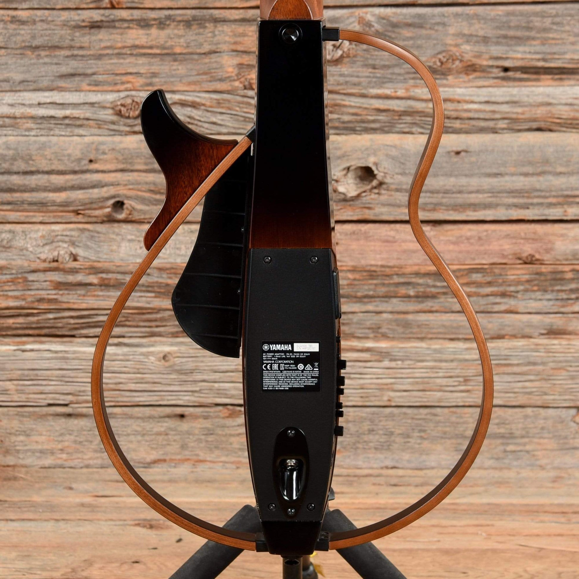 Yamaha SLG200S Silent Guitar Tobacco Sunburst Electric Guitars / Solid Body