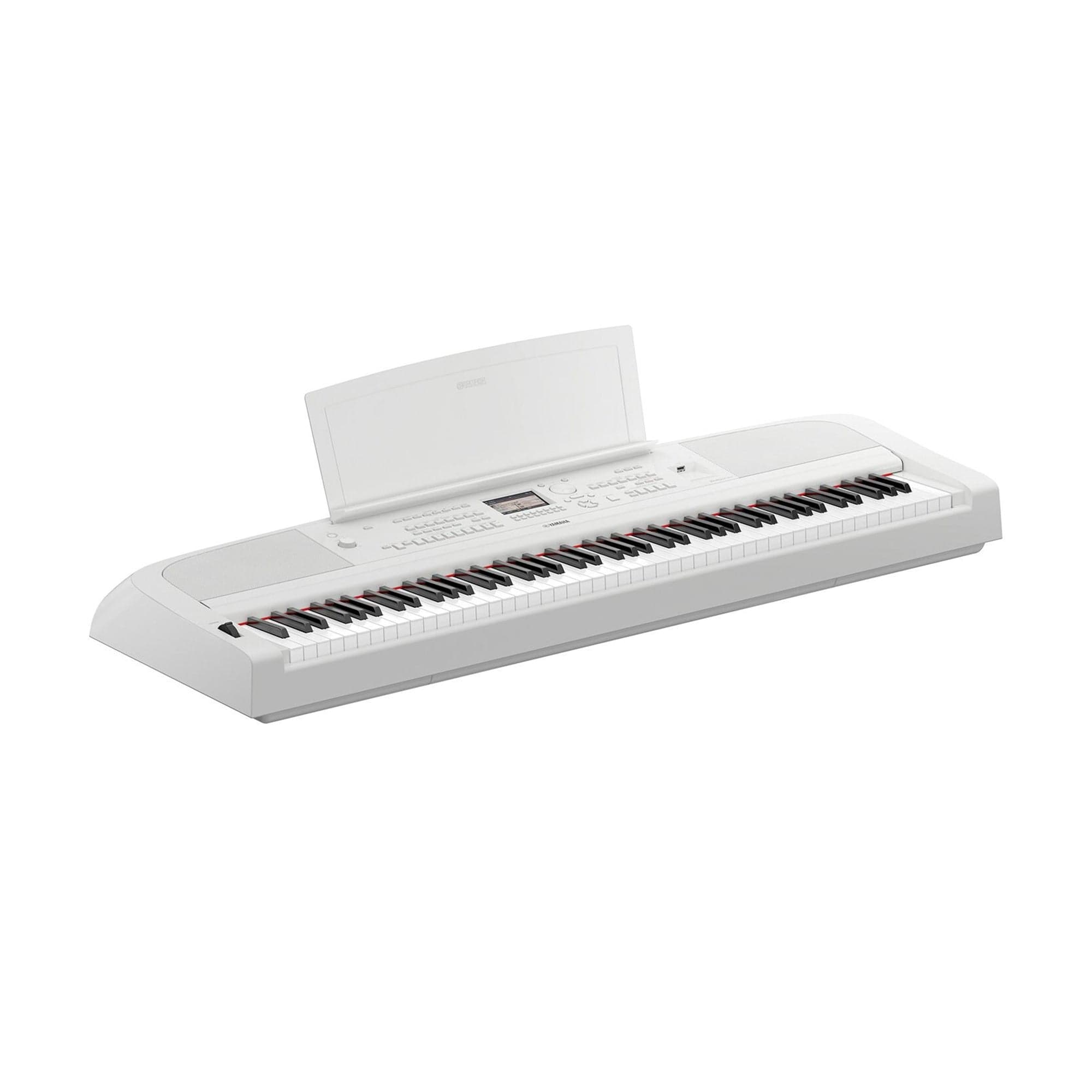 Yamaha DGX-670WH 88-Key Portable Digital Piano w/ Power Adapter & Sustain Pedal White Keyboards and Synths / Digital Pianos