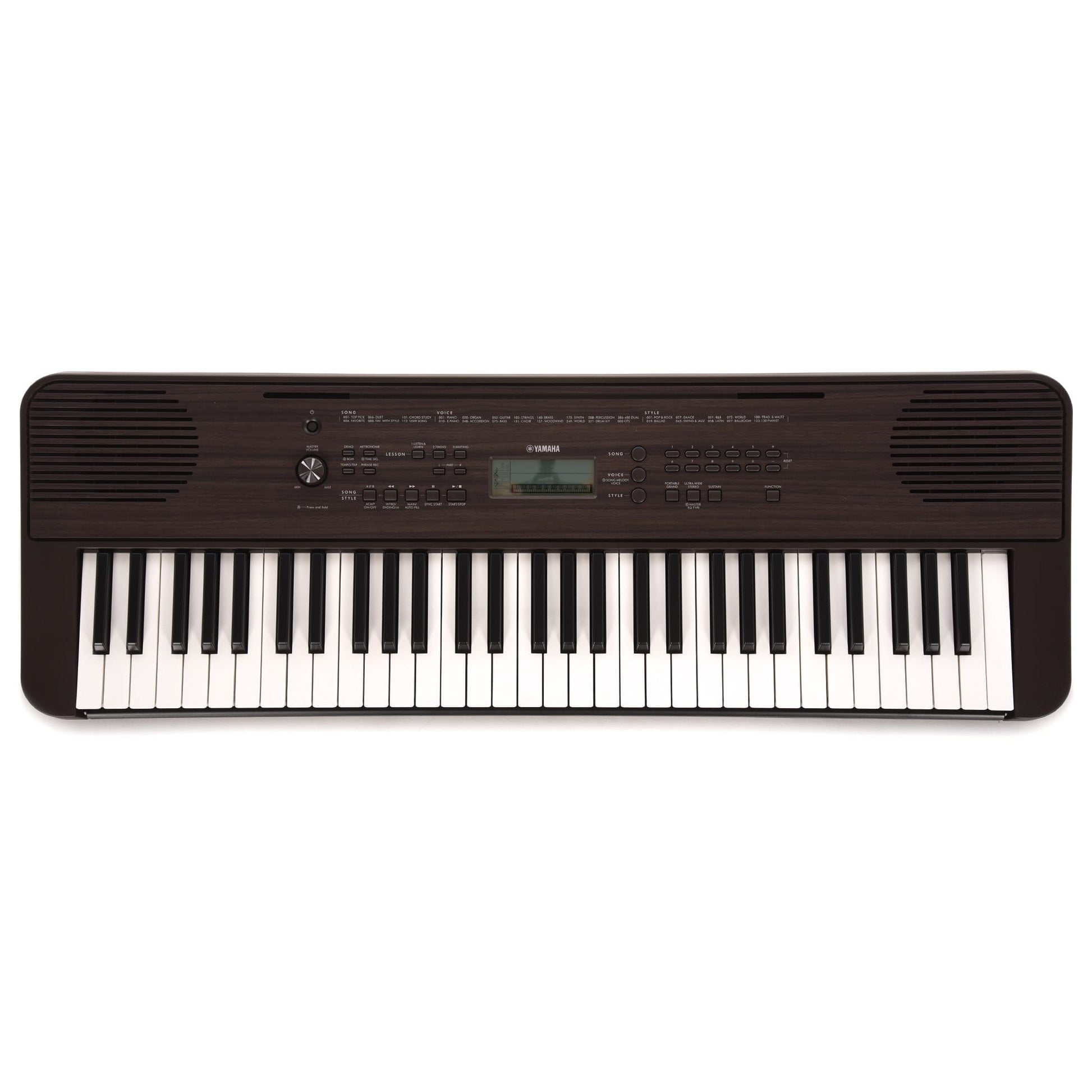 Yamaha PSRE360DW 61- Key Portable Keyboard Dark Walnut Keyboards and Synths / Digital Pianos