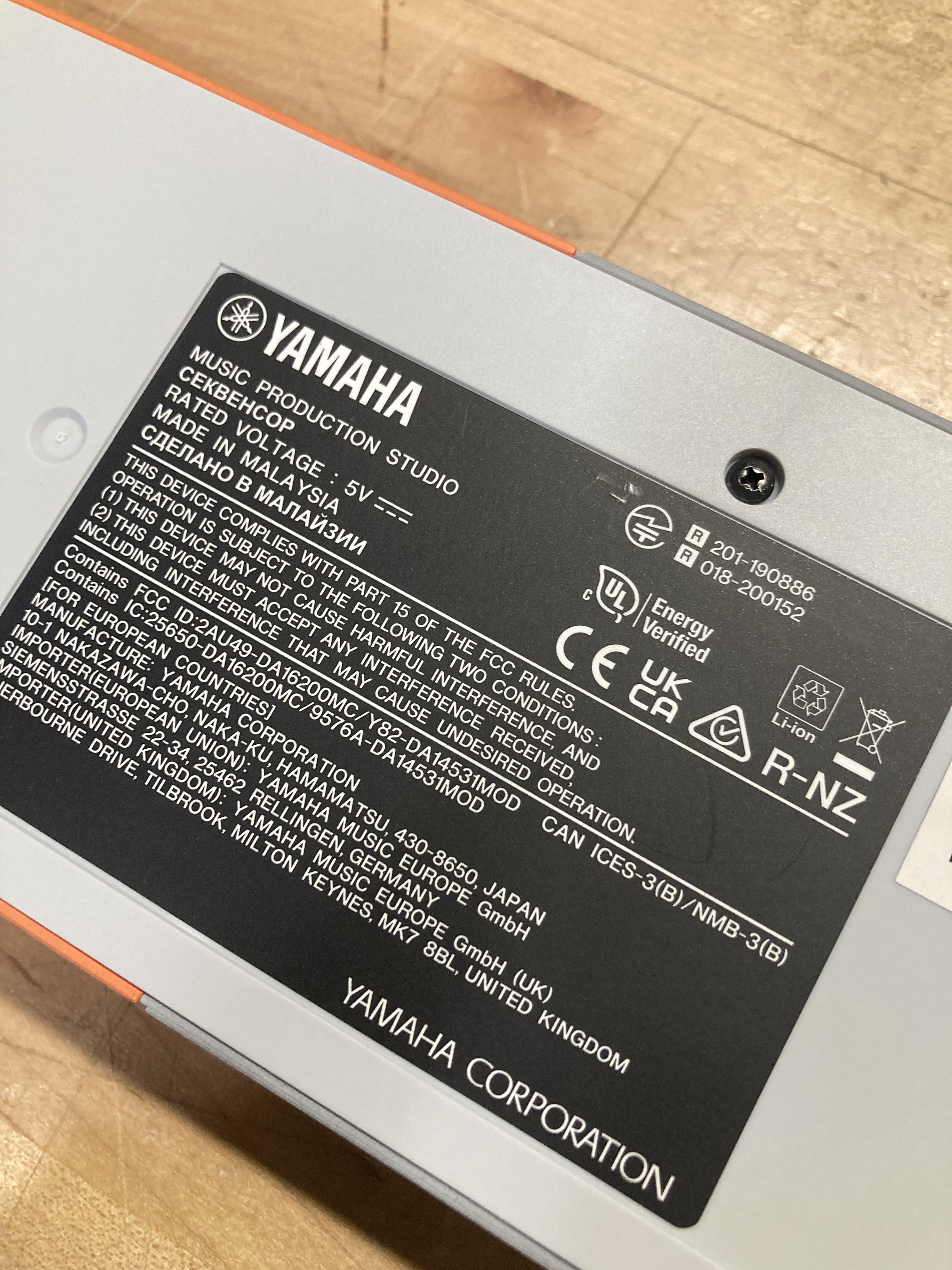 Yamaha SEQTRAK Orange and White Portable Synthesizer & Production Studio Keyboards and Synths / Synths / Digital Synths
