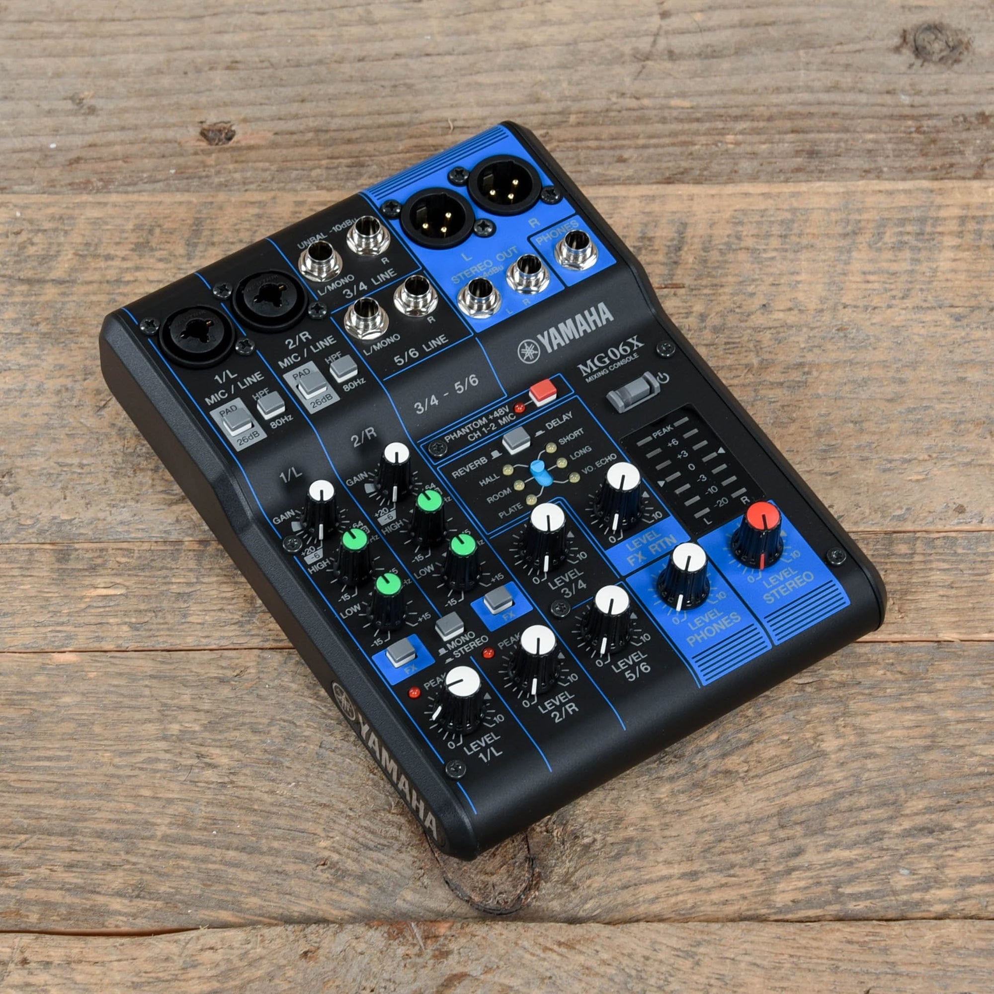 Yamaha MG06X 6Channel Mixer w/Effects Chicago Music Exchange