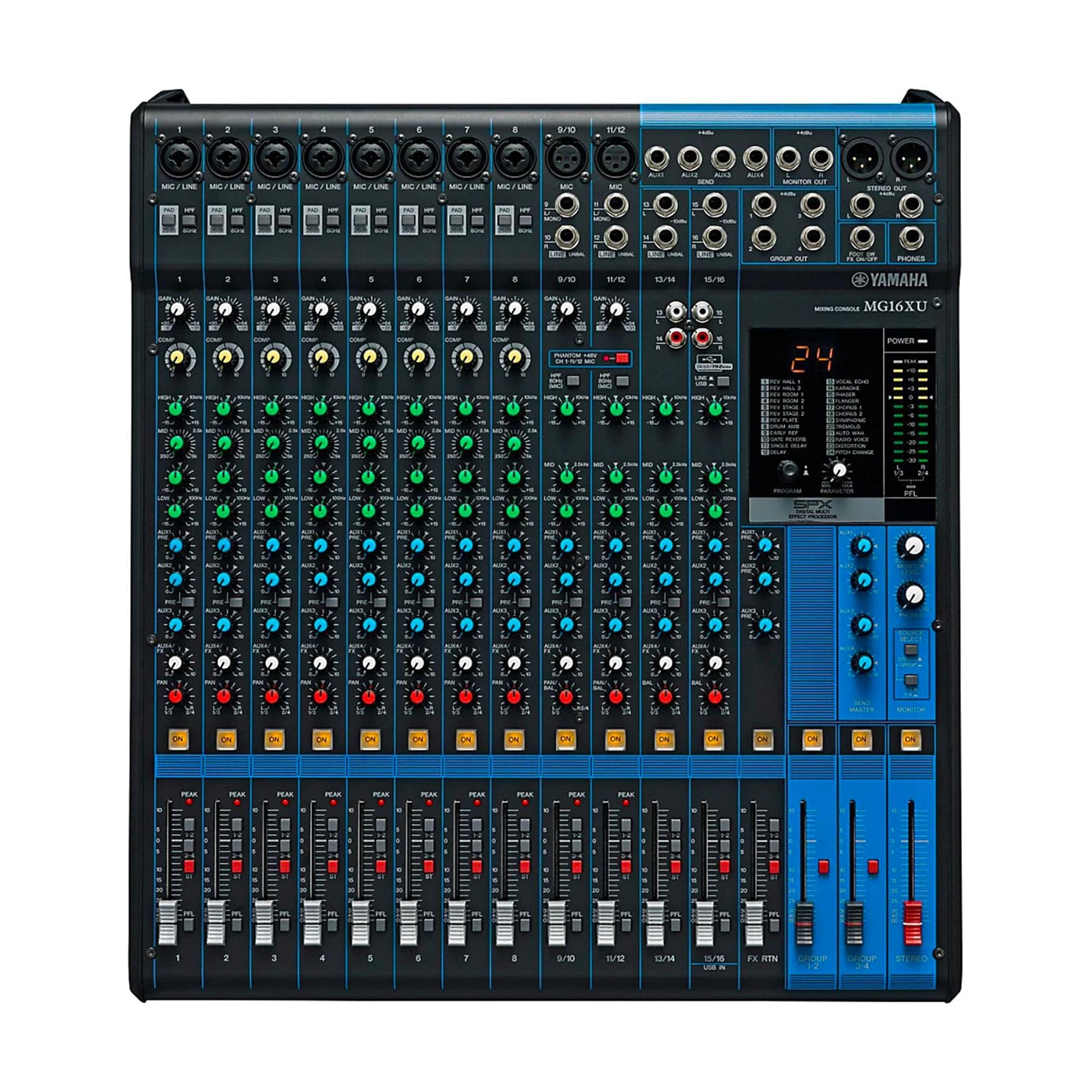 Yamaha MG16XU 16-Channel Mixer w/Effects Pro Audio / Mixers