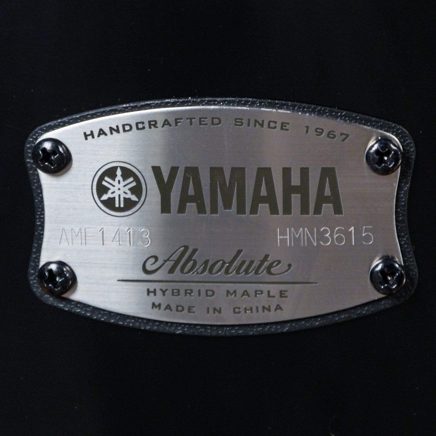 Yamaha Absolute Maple Hybrid 10/12/14/16/22 5pc. Drum Kit Solid Black