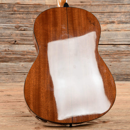 Zager Parlor Size Solid African Mahogany Acoustic Electric Natural 2017 Acoustic Guitars / Parlor