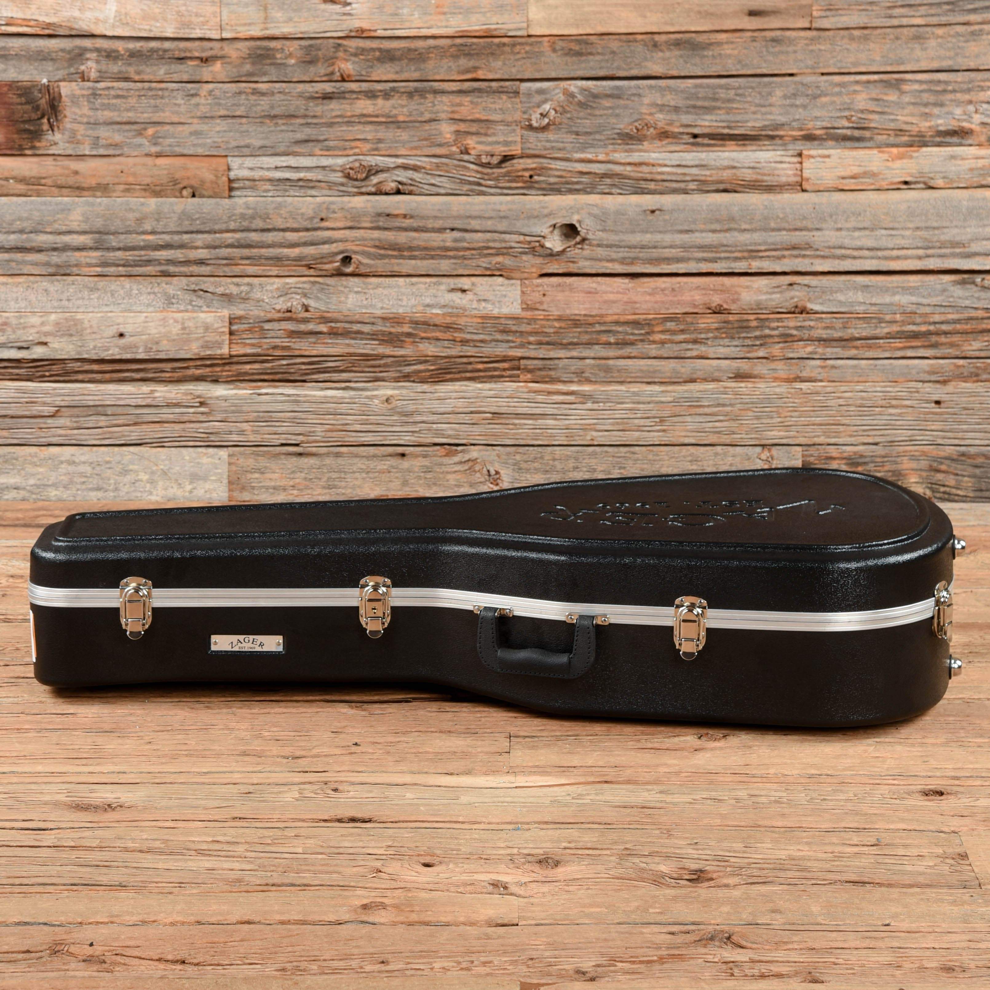 Zager Parlor Size Solid African Mahogany Acoustic Electric Natural 2017 Acoustic Guitars / Parlor