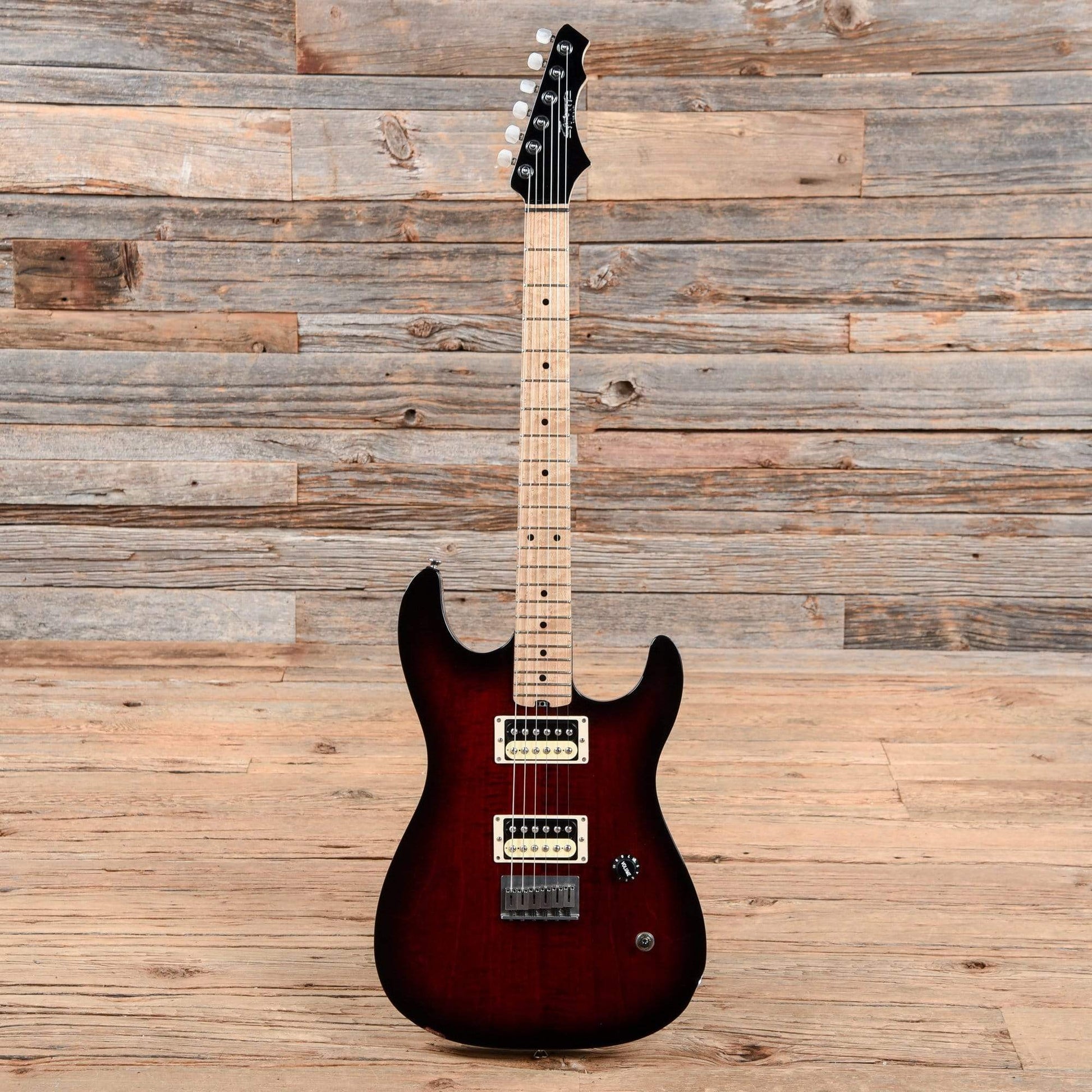 Zane PC Trans Red Burst Electric Guitars / Solid Body