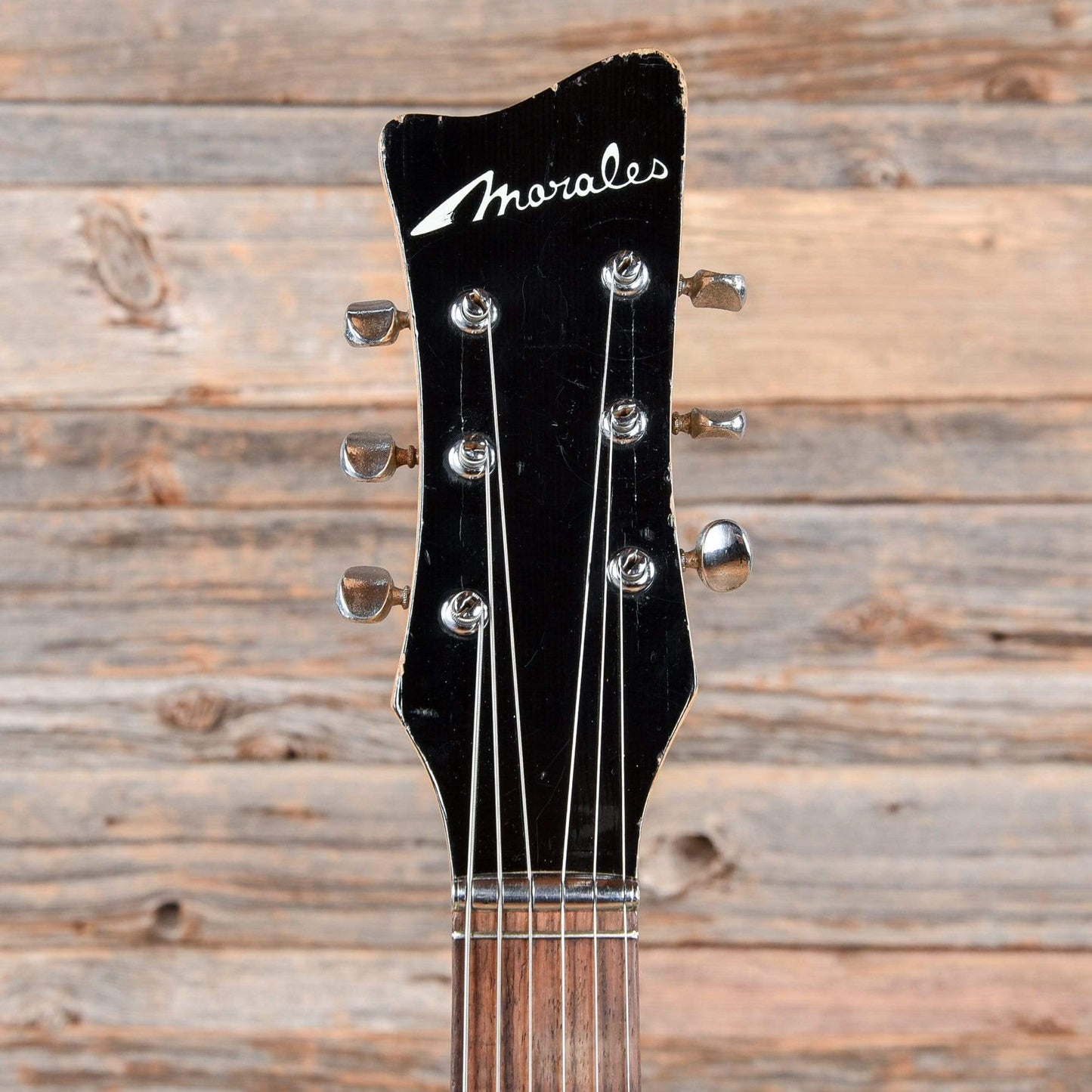 Zen-On Morales Mosrite Copy Black 1970s Electric Guitars / Solid Body