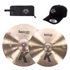 Zildjian 16/18" K Cluster Crash Cymbal Set w/CDE Logo Hat & Stick Bag Drums and Percussion / Cymbals / Crash