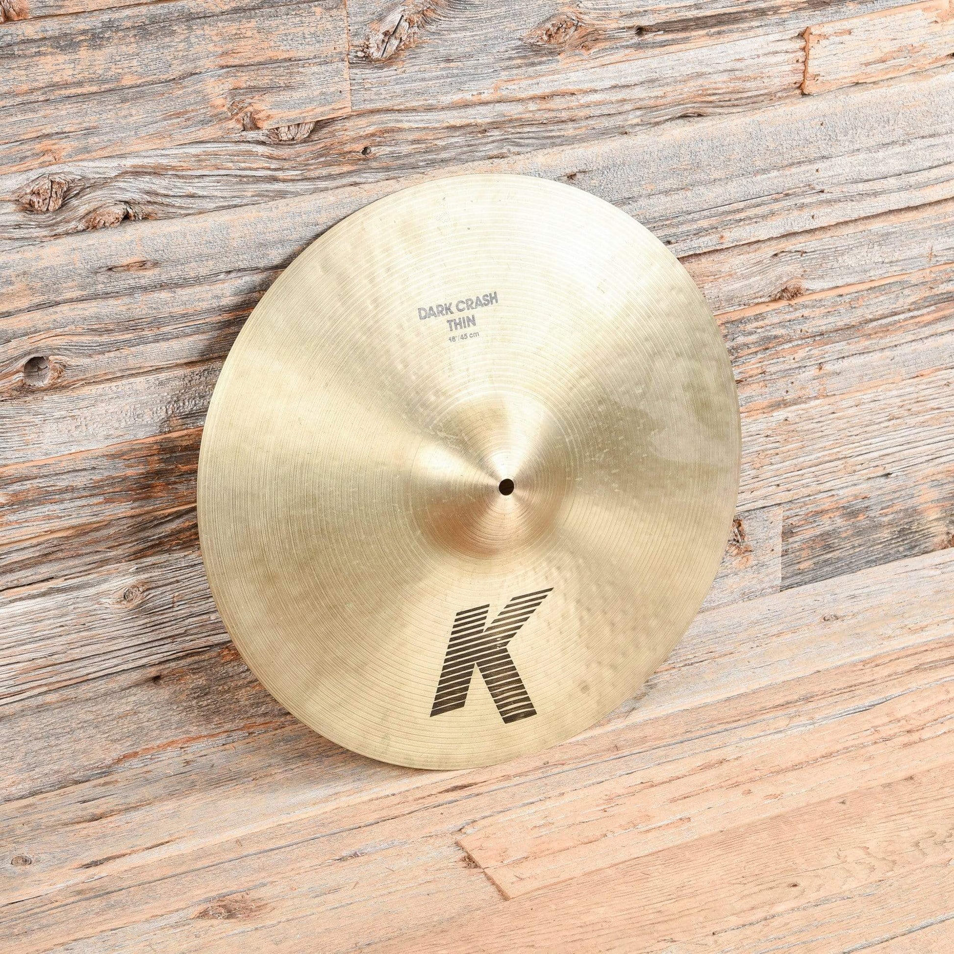 Zildjian 18" K Dark Thin Crash Drums and Percussion / Cymbals / Crash