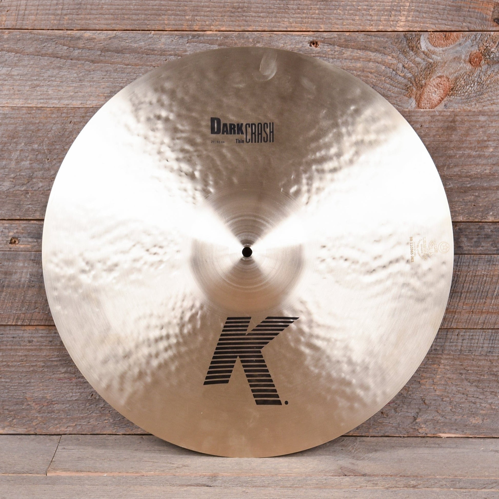 Zildjian 20" K Dark Thin Crash Cymbal Drums and Percussion / Cymbals / Crash