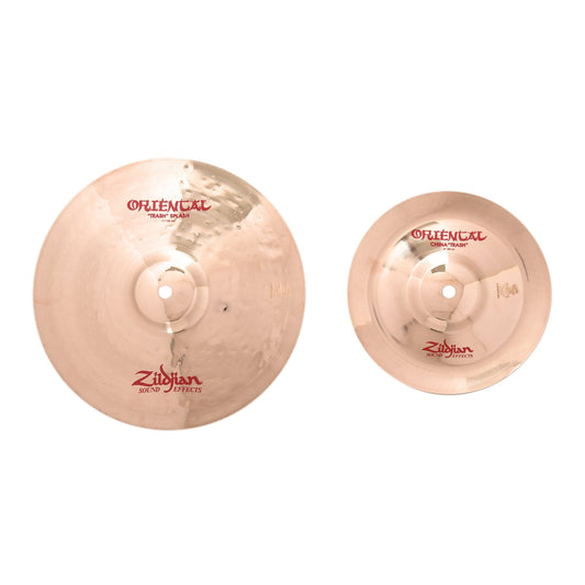 Zildjian 11" Oriental Trash Splash/8" Oriental Trash Cymbal Stack Set Drums and Percussion / Cymbals / Cymbal Packs