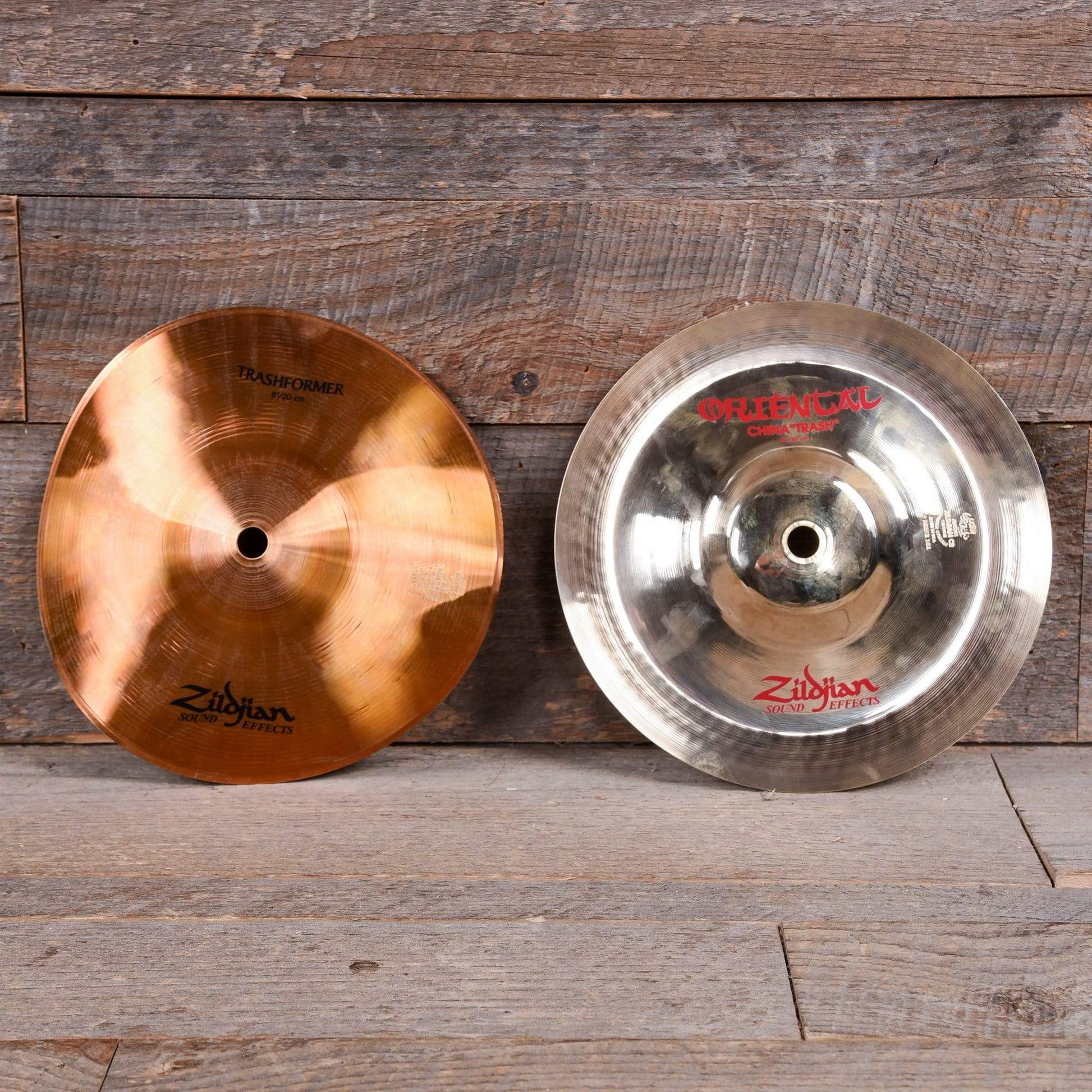 Zildjian 8" Trashformer/8" Oriental Trash Cymbal Stack Set Drums and Percussion / Cymbals / Cymbal Packs