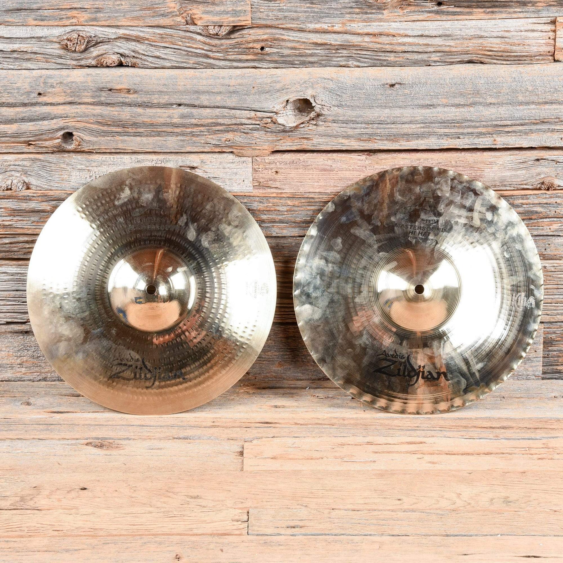 Zildjian 13" A Custom Mastersound Hi Hats Drums and Percussion / Cymbals / Hi-Hats