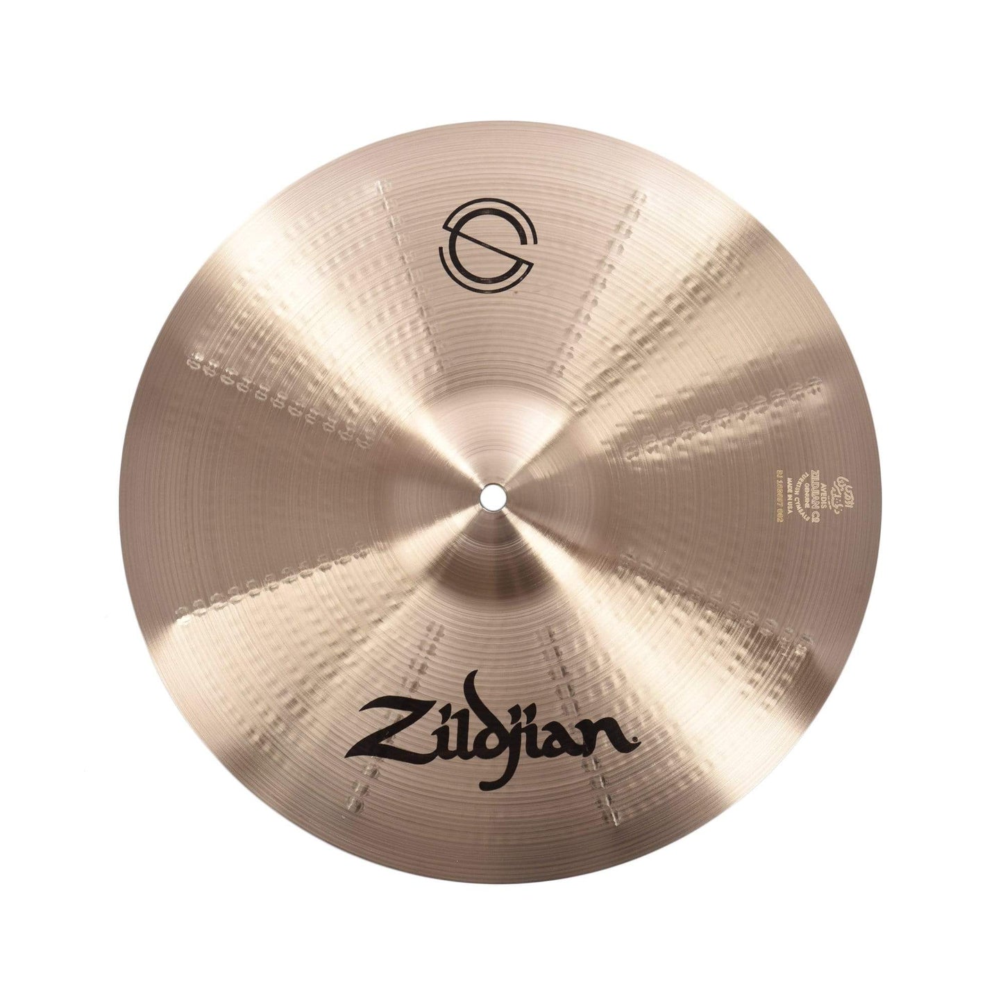 Zildjian 14" Concept Shop Rib Hammered Hi-Hat Top Drums and Percussion / Cymbals / Hi-Hats